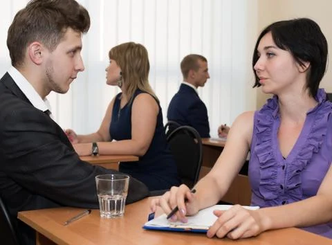 Job interview Stock Photos