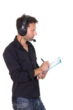 Job interview questions Stock Photos