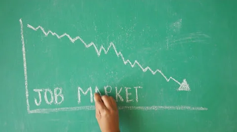 Job Market 库存影片 34961407