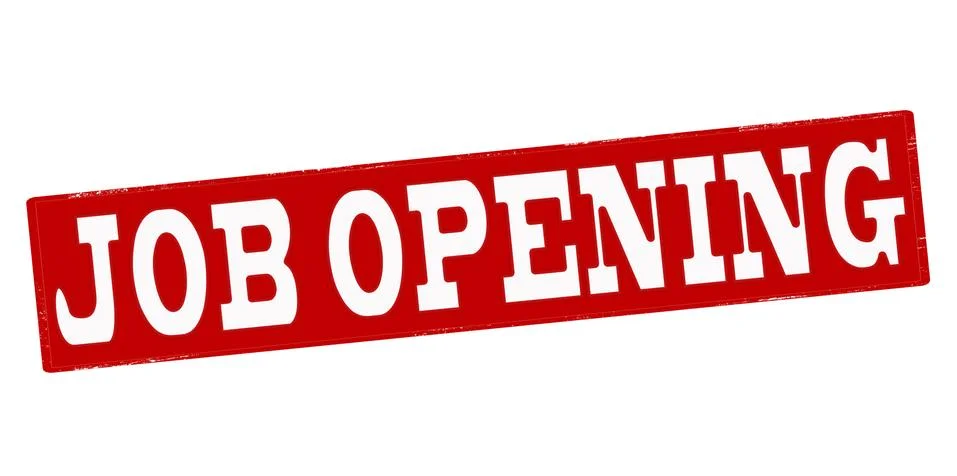 Job opening Stock Illustration