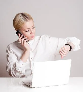 On the job. Stock Photos