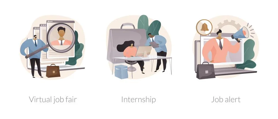 Job proposal abstract concept vector illustrations. Stock Illustration