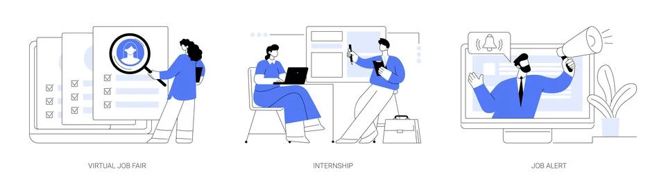 Job proposal abstract concept vector illustrations. Stock-Illustration