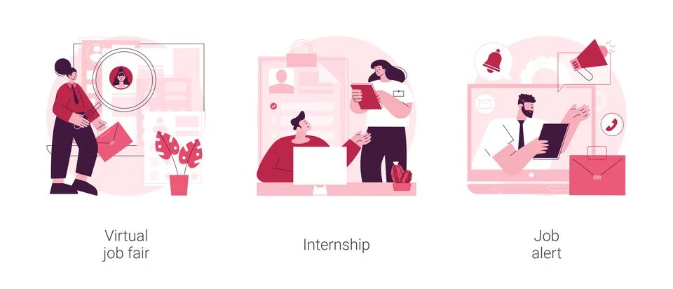 Job proposal abstract concept vector illustrations. Stock-Illustration