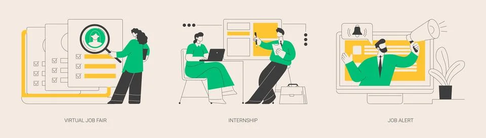 Job proposal abstract concept vector illustrations. Stock Illustration