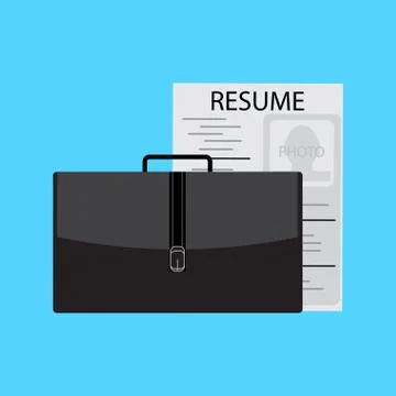 Job search and interview Stock Illustration
