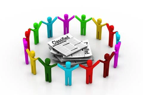 Job search. Stock Illustration