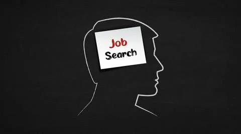 Job search Stock Illustration