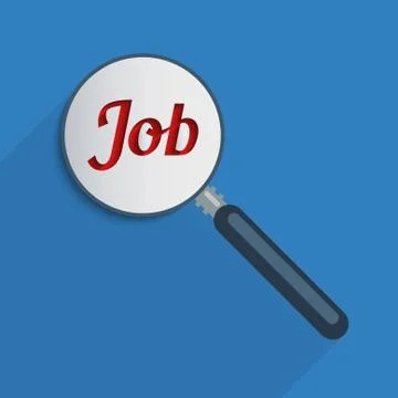 Job searching Stock Illustration