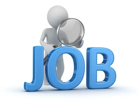 Job searching Stock Illustration