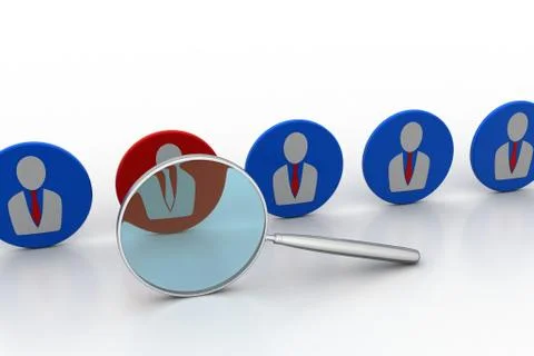 Job selection concept Free Stock Illustration