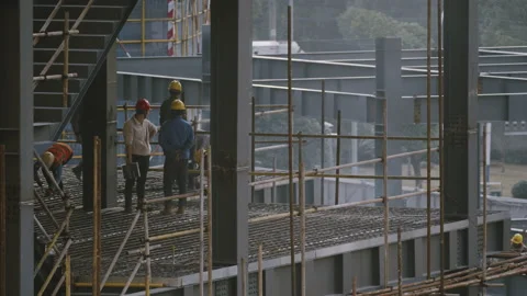 Job Site Overseer Checking Progress Stock Footage 224319448