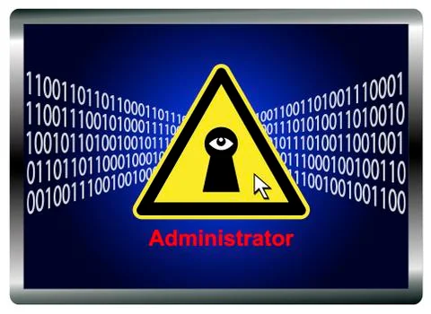 Job Surveillance Stock Illustration