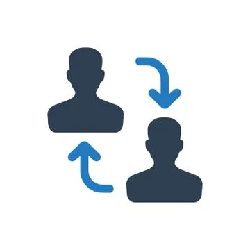 Job Switch Icon Stock Illustration