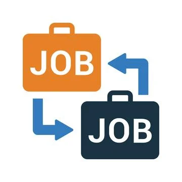 Job Switch icon. Stock-Illustration