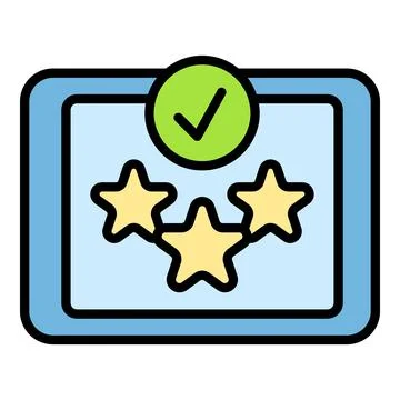 Job tablet icon vector flat Stock Illustration