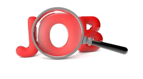 Job text Stock Illustration