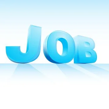 Job text Stock Illustration