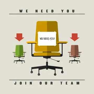 Job vacancy concept Stock Illustration