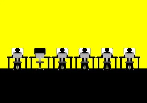 Job Vacancy Stock Illustration