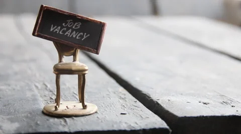 Job Vacancy text Stock Footage 67808453