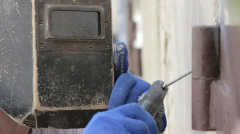 Job of welder Stock Footage 51220170