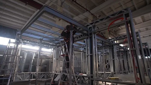 The Job Of A Welder Stock Footage 119115115