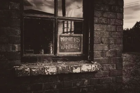 Job in the window Stock Photos