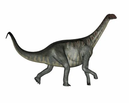 Jobaria dinosaur - 3D render Stock Illustration
