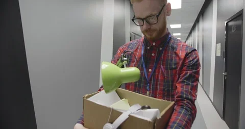 Jobless employee. Stock Footage 108163396