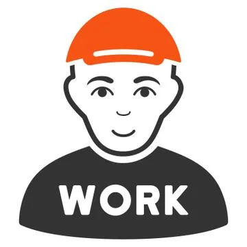 Jobless Flat Icon Stock Illustration