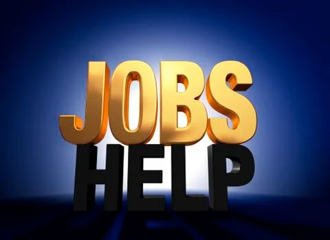 Jobs help Stock Illustration