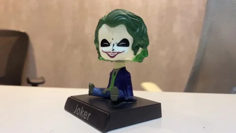 Jocker toy head nodding Video stock 233266728