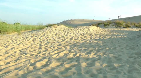 Jockey's Ridge sand dunes Stock Footage 36753440