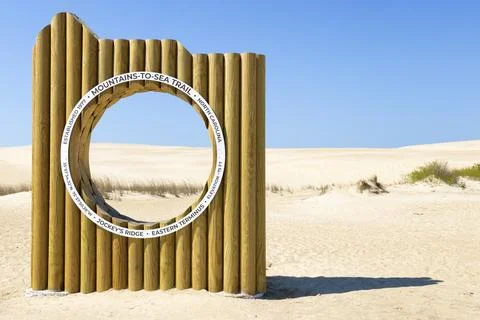 Jockey's Ridge State Park in Outer Banks, North Carolina, USA Stock Photos