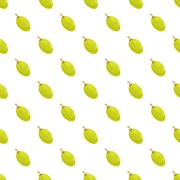 Jocote fruit seamless pattern creating a food background Stock Illustration