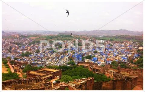 Jodhpur the blue city Stock Photos