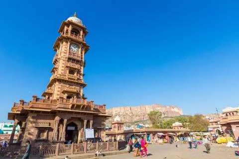 Jodhpur Clocktower Stock Photos