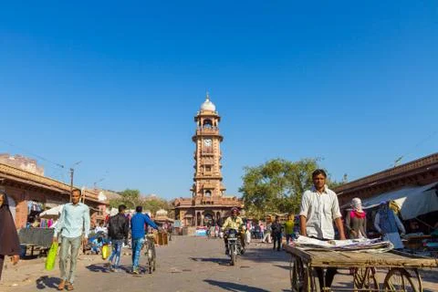 Jodhpur Clocktower Stock Photos