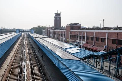 Jodphur Junction train station Stock Photos