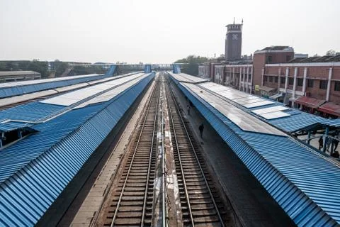 Jodphur Junction train station Stock Photos