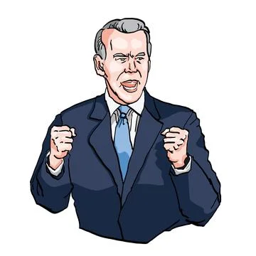 Joe biden Stock Illustration