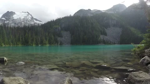 Joffre Lakes in BC Canada Stock Footage 131413228