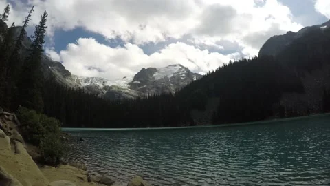 Joffre Lakes in BC Canada Stock Footage 131420872