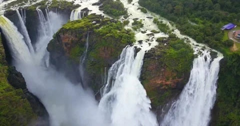 Jog Falls Unveiled Video stock 273477687