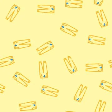 Joggers clothing vector seamless pattern 库存插图