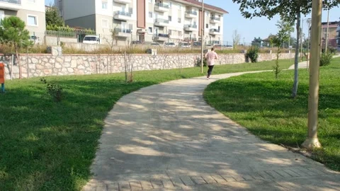 Jogging athlete, 2 versions Stock Footage 168760353