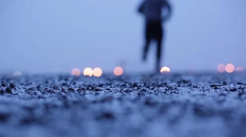 Jogging Blur Stock-Footage 43912616