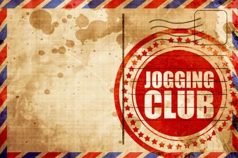 Jogging club Stock Illustration