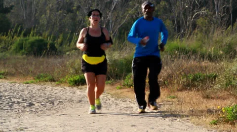Jogging couple Stock-Footage 22514195